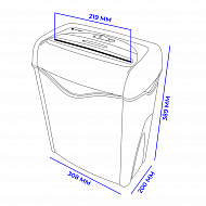 Уничтожитель документов ГЕЛЕОС УД15-4